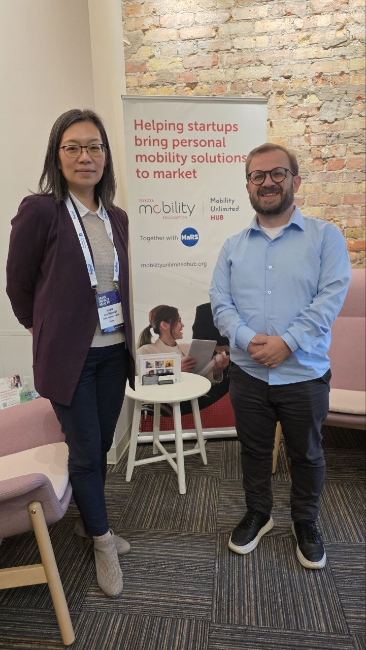 Equipe da Mobility Unlimited Hub em evento internacional